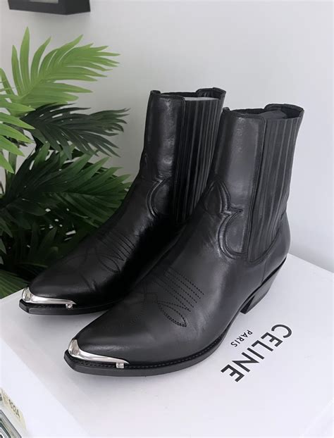 celine men boot|celine western boots.